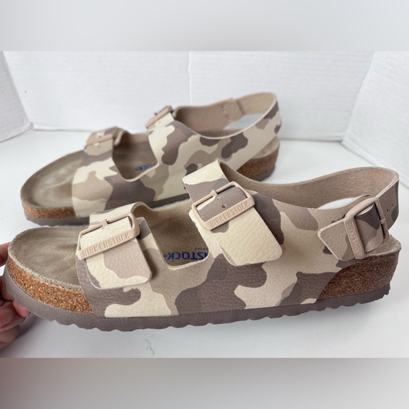 Birkenstock Milano Desert Soil Gray Taupe Sandals Shoes Men’s Size 11 / 44 main image 9